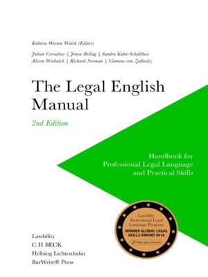 cover image of Legal English Manual